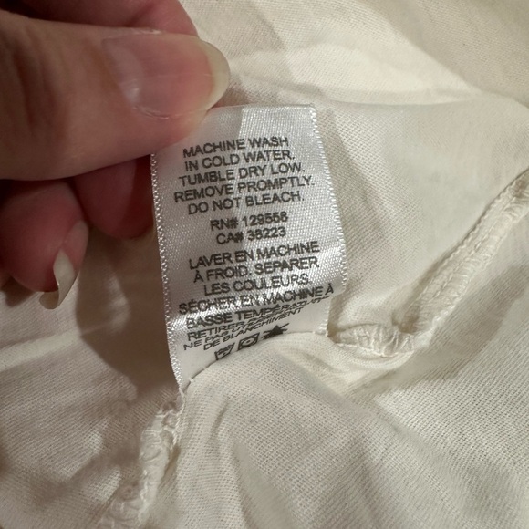 Sol Angeles White Floral Graphic Tee. NWOT Minimalist - Picture 8 of 8